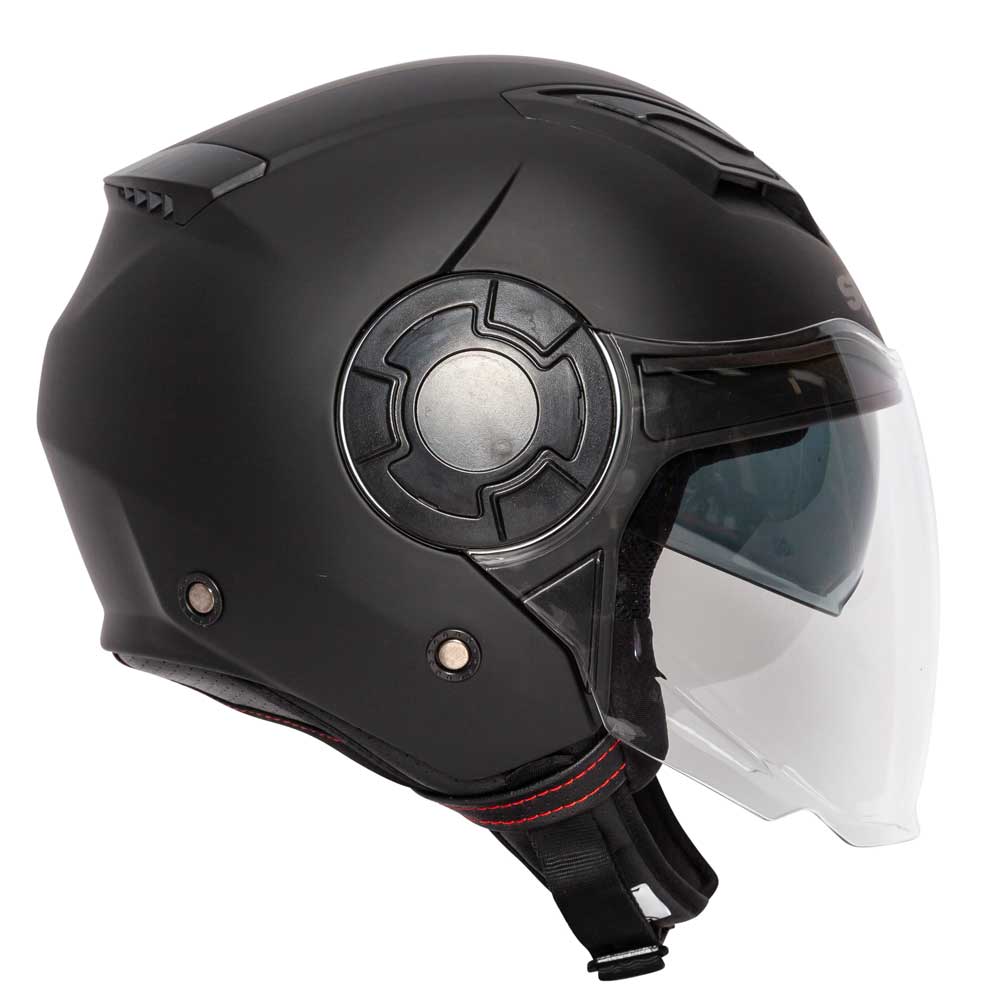 Lycan 06 Matt Black Open Face Motorcycle Helmet