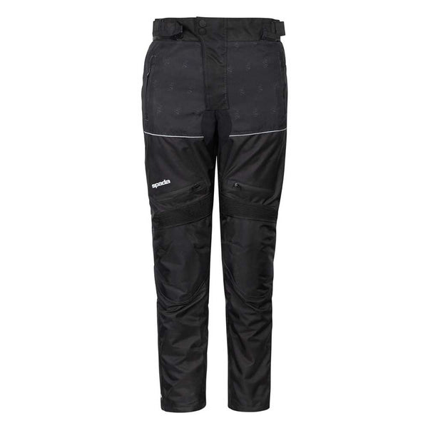front of black motorcycle trousers for men