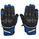 MX-Air Black & Blue Textile Motorcycle Gloves