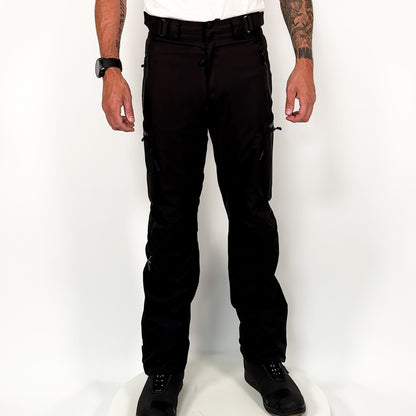 Duel Black Cargo Motorcycle Trousers