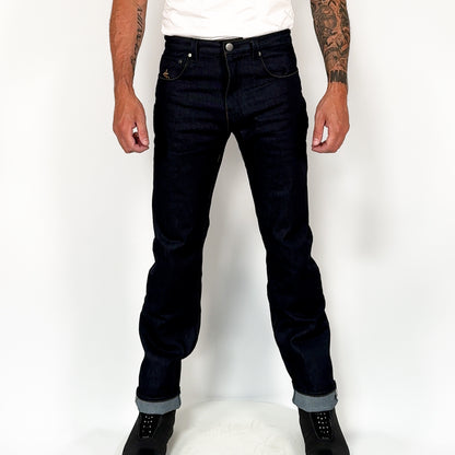Ronin Raw Indigo Motorcycle Jeans