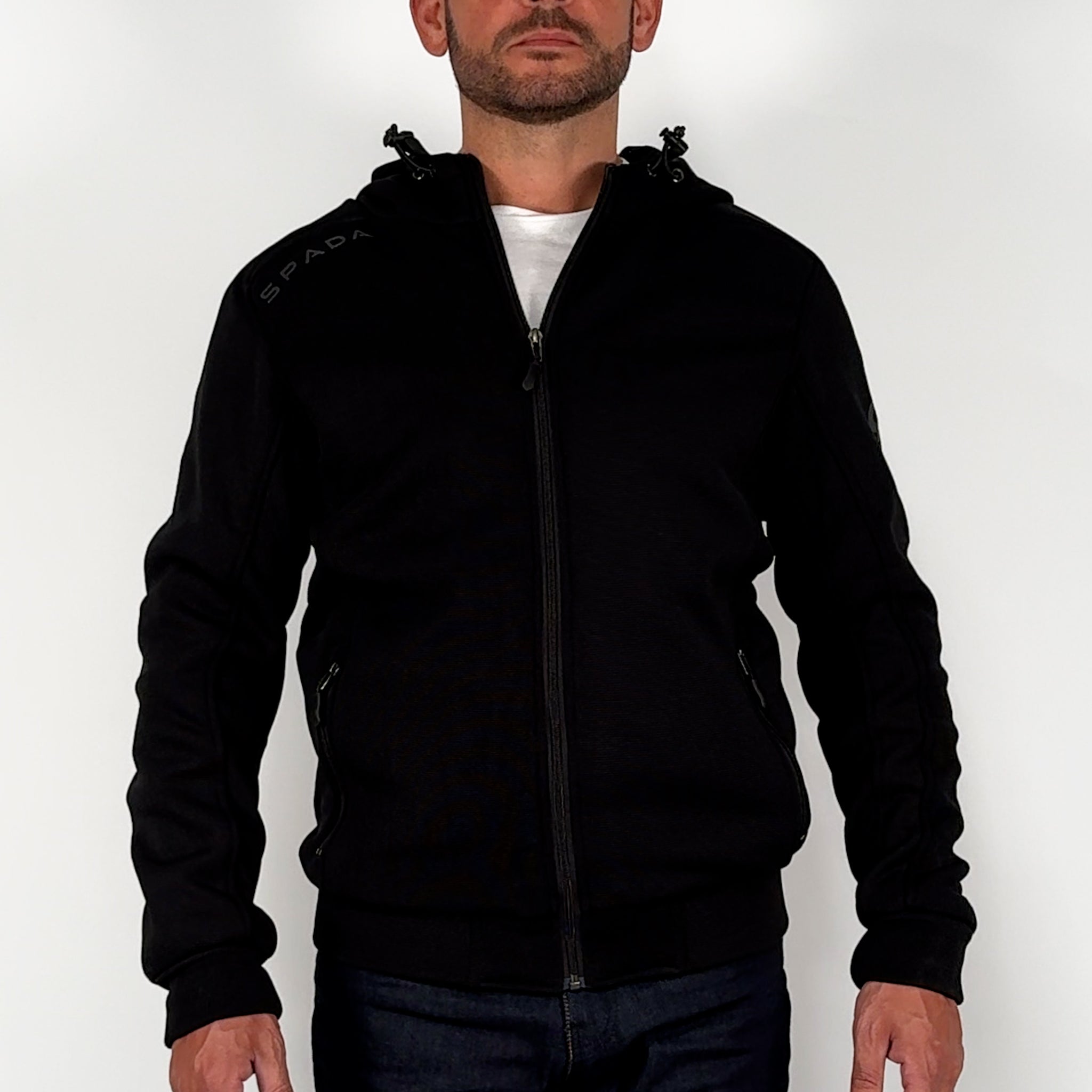 spada blade zip up motorcycle hoodie 360 angle video