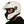 side view of biker wearing white full face motorbike helmet with black vents