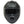 front of matte black full face motorbike helmet with washable liners