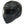side view of matte black full face motorbike helmet with washable liners