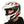 side of black white and red motorbike helmet for men and women