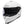 side view of white full face motorbike helmet with scratch resistant visor