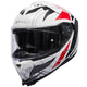 SP18 Strike White & Red Full Face Motorcycle Helmet