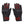 pair of red and black leather motorcycle gloves for women