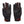 inside of black and red women's motorcycle gloves with silicone print gip on palms