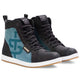 Strider Pro Coral Blue & Black High Top Motorcycle Trainers