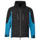 Tino  Black & Coral Blue Waterproof Motorcycle Jacket