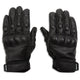Wyatt Ladies Black Leather Motorcycle Gloves
