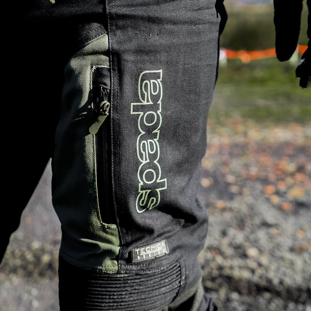 Ascent V3 Black & Green Motorcycle Trousers