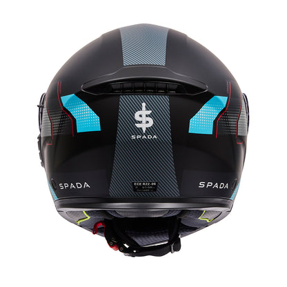 Spada Helmet Orion 2 Element BlackGrey Red Blue