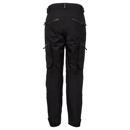 Duel Cargo Short Leg Motorcycle Trousers - Black