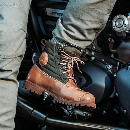 Spada Anvil CE Motorcycle Boots Wheat