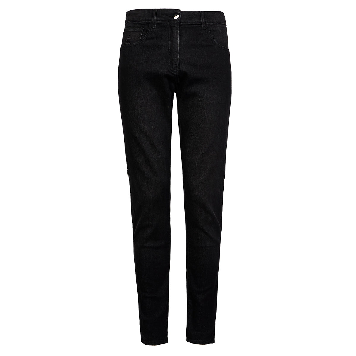 Drifter Ladies Black Motorcycle Jeans