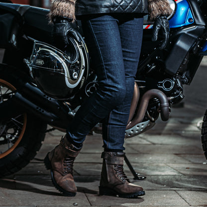 Ronin Ladies Blue Indigo Motorcycle Jeans