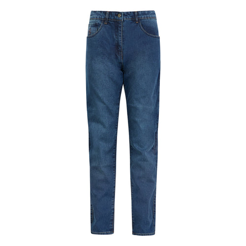 Drifter Ladies Washed Blue Motorcycle Jeans