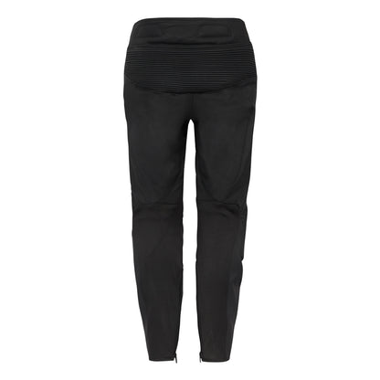 back of a pair of black motorcycle jeans for men