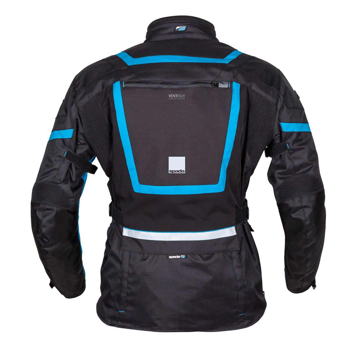 Base Black & Blue Textile Motorcycle Jacket - S