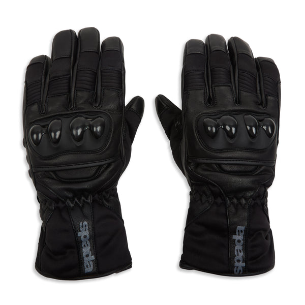Shadow Black Motorcycle Gloves