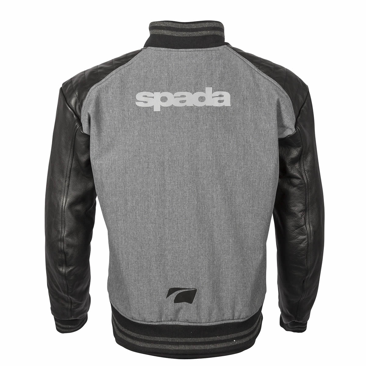 Campus Yale Black & Grey Textile Motorcycle Jacket