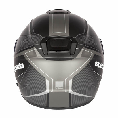 SP16 Linear Matt Silver & Anthracite Full Face Motorcycle Helmet