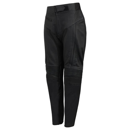 Everider Ladies Black Motorcycle Jeans