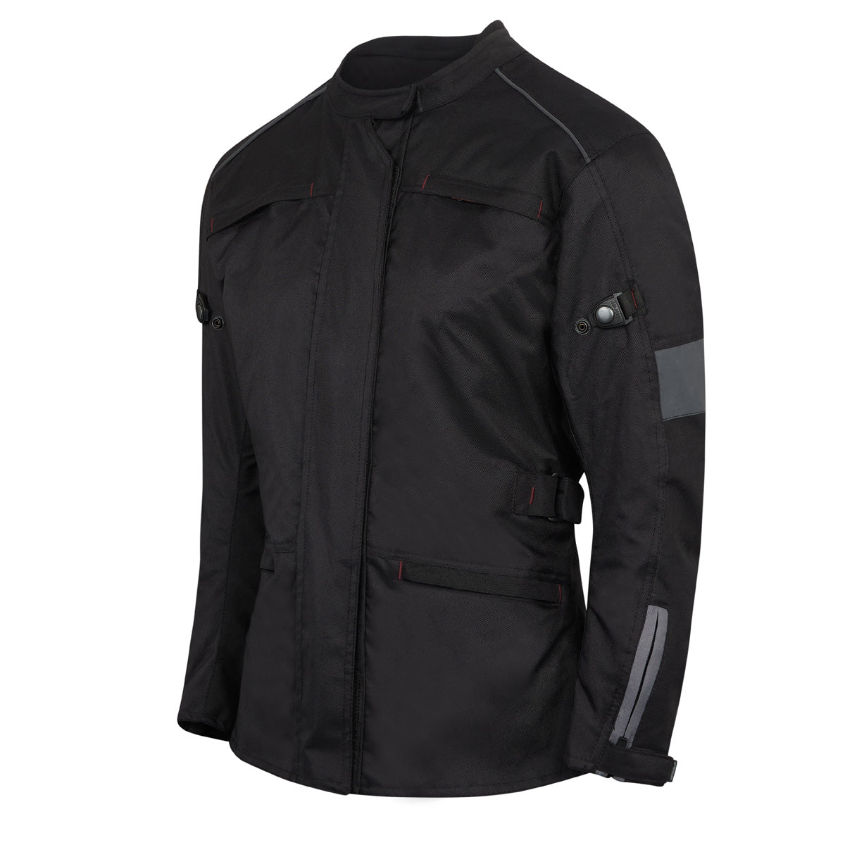 Barn Q Ladies Black Motorcycle Jacket - UK 14
