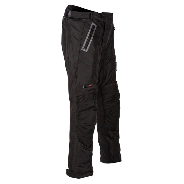 Tucson Black Short Leg Motorcycle Trousers