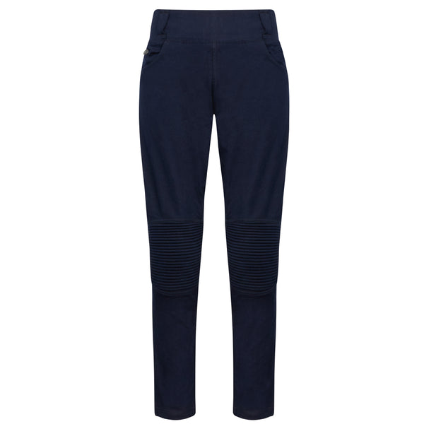 Hugger Ladies Blue Motorcycle Jeggings