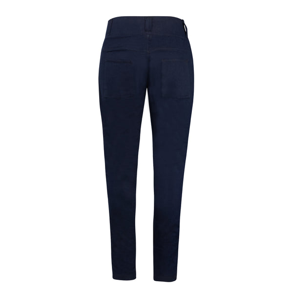Hugger Ladies Blue Motorcycle Jeggings