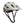white mtb helmet with black accents and white peak