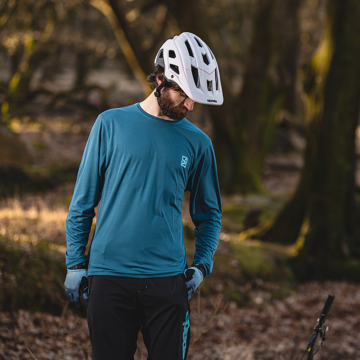 MTB Orion Titan Trail Blue Long Sleeve Jersey Shirt