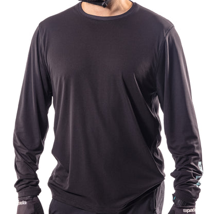 MTB Trail Black Long Sleeve Jersey Shirt