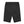 flat lay of back of men's black mountain biking shorts