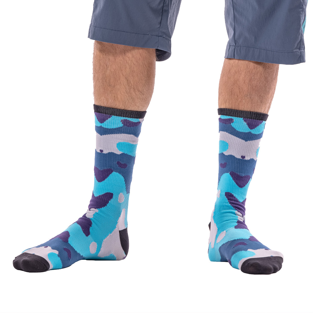 MTB Blue Camo Socks (3 Pack)