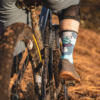 MTB Blue Camo Socks (3 Pack)