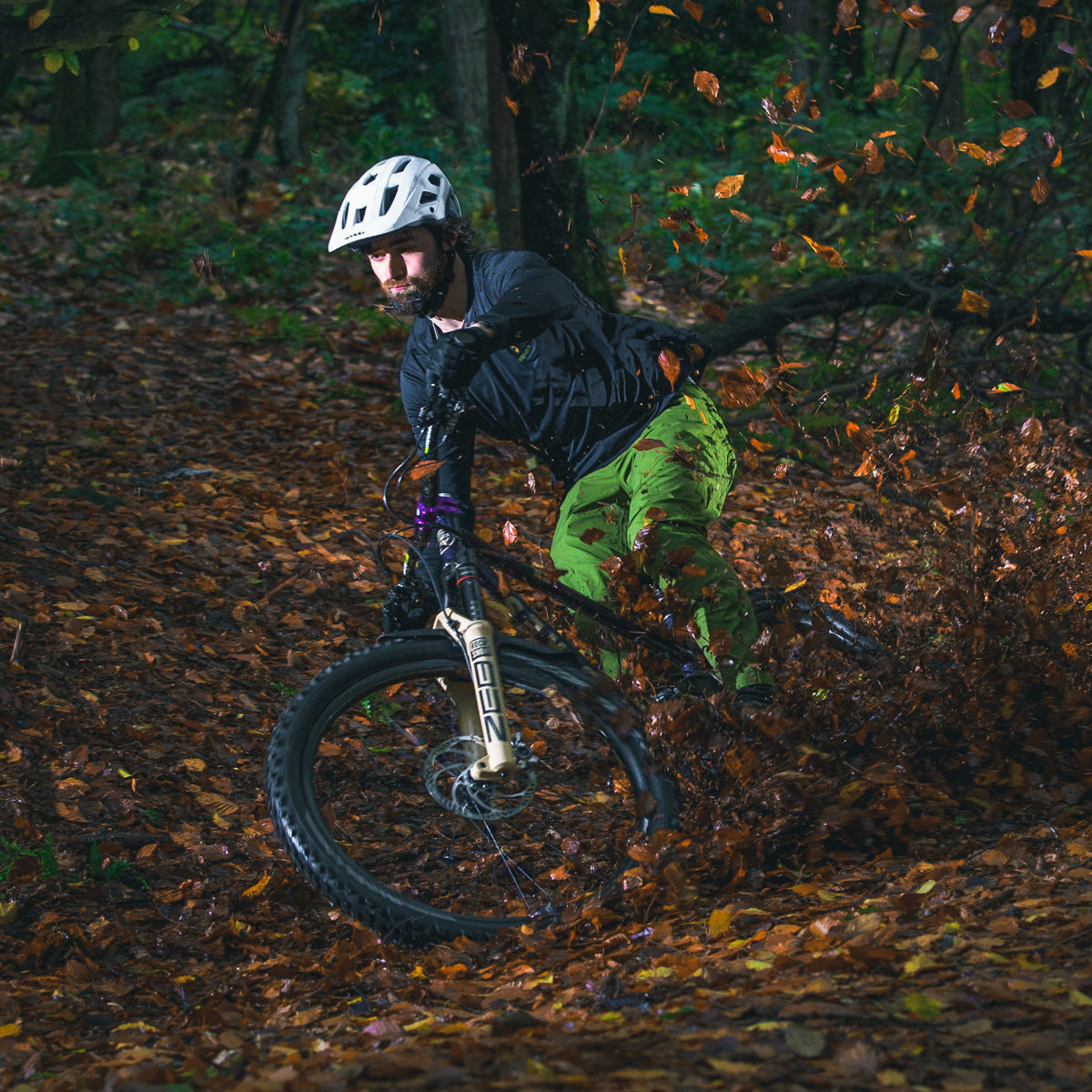 MTB Topo Black Thermo Long Sleeve Jersey Shirt