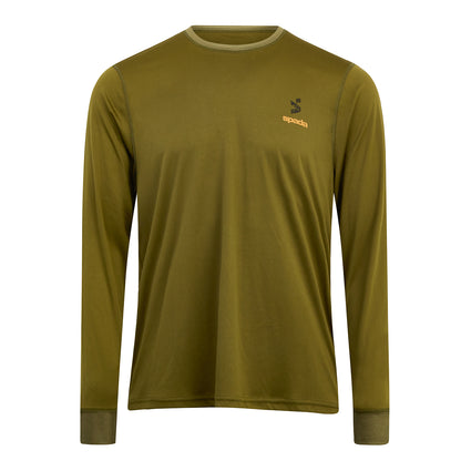 MTB Topo Thermo Olive Green Long Sleeve Jersey Shirt