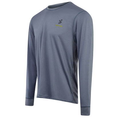 MTB Topo Grey Stormy Thermo Long Sleeve Jersey Shirt