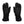 Vulcan Black Waterproof Motorcycle Gloves