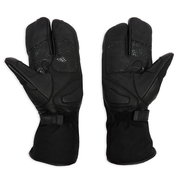Vulcan Black Waterproof Motorcycle Gloves