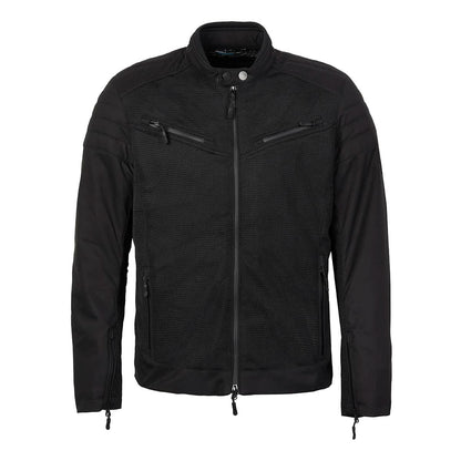 Cafe Air Lightweight Black Motorcycle Jacket