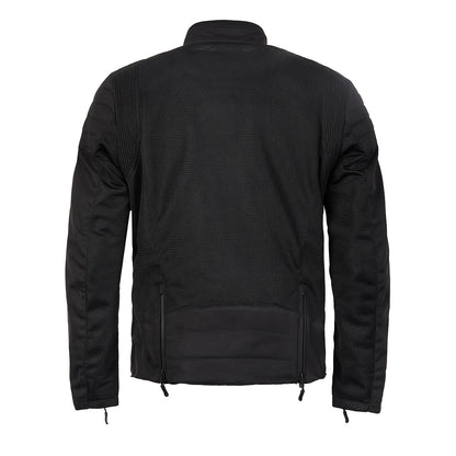 Cafe Air Lightweight Black Motorcycle Jacket