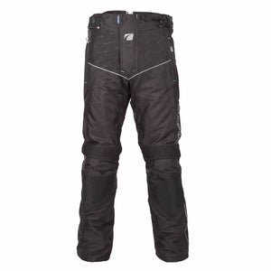 black and blue motorcycle trousers for women 
